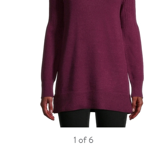 Women's Cowl Neck Sweater - Picture 4 of 10